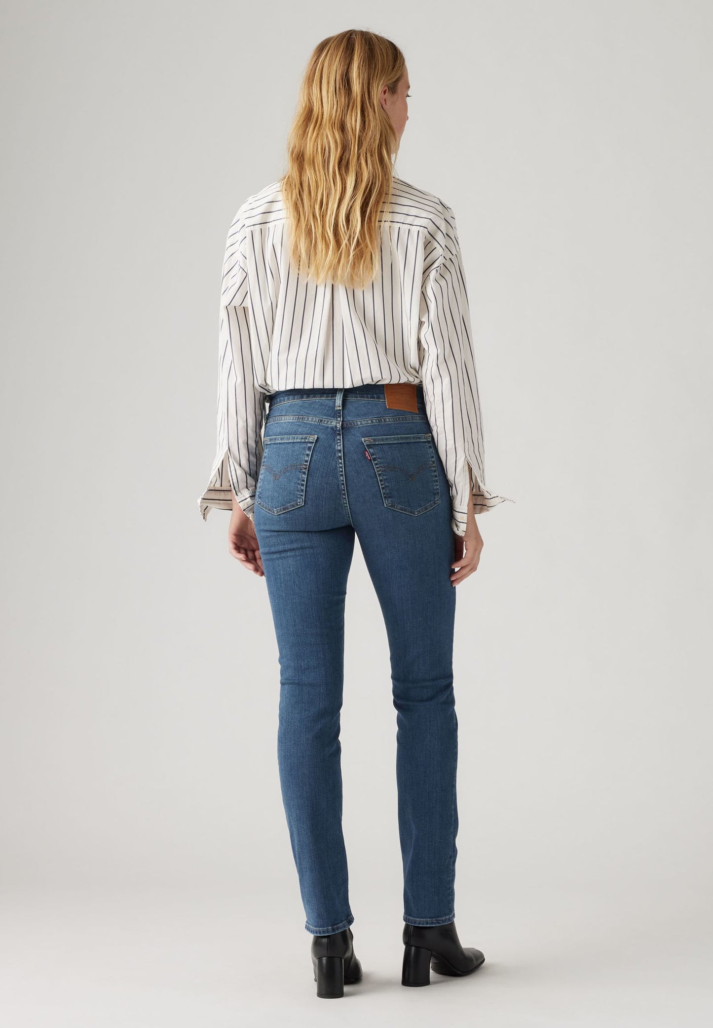 Levi's® 724 HIGH-RISE SLIM STRAIGHT - Blue Wave Dark