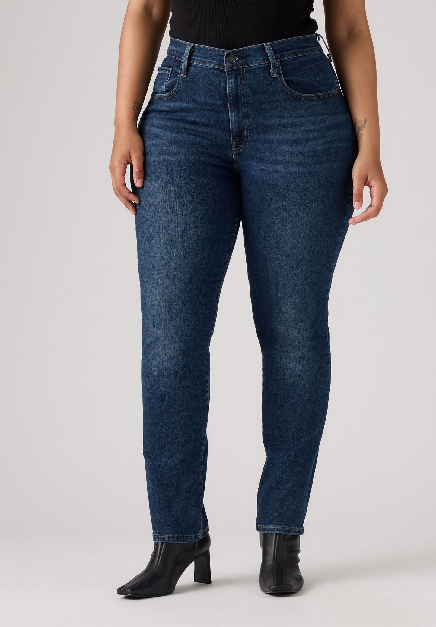 Levi's® 724 HIGH-RISE SLIM STRAIGHT - Blue Wave Dark