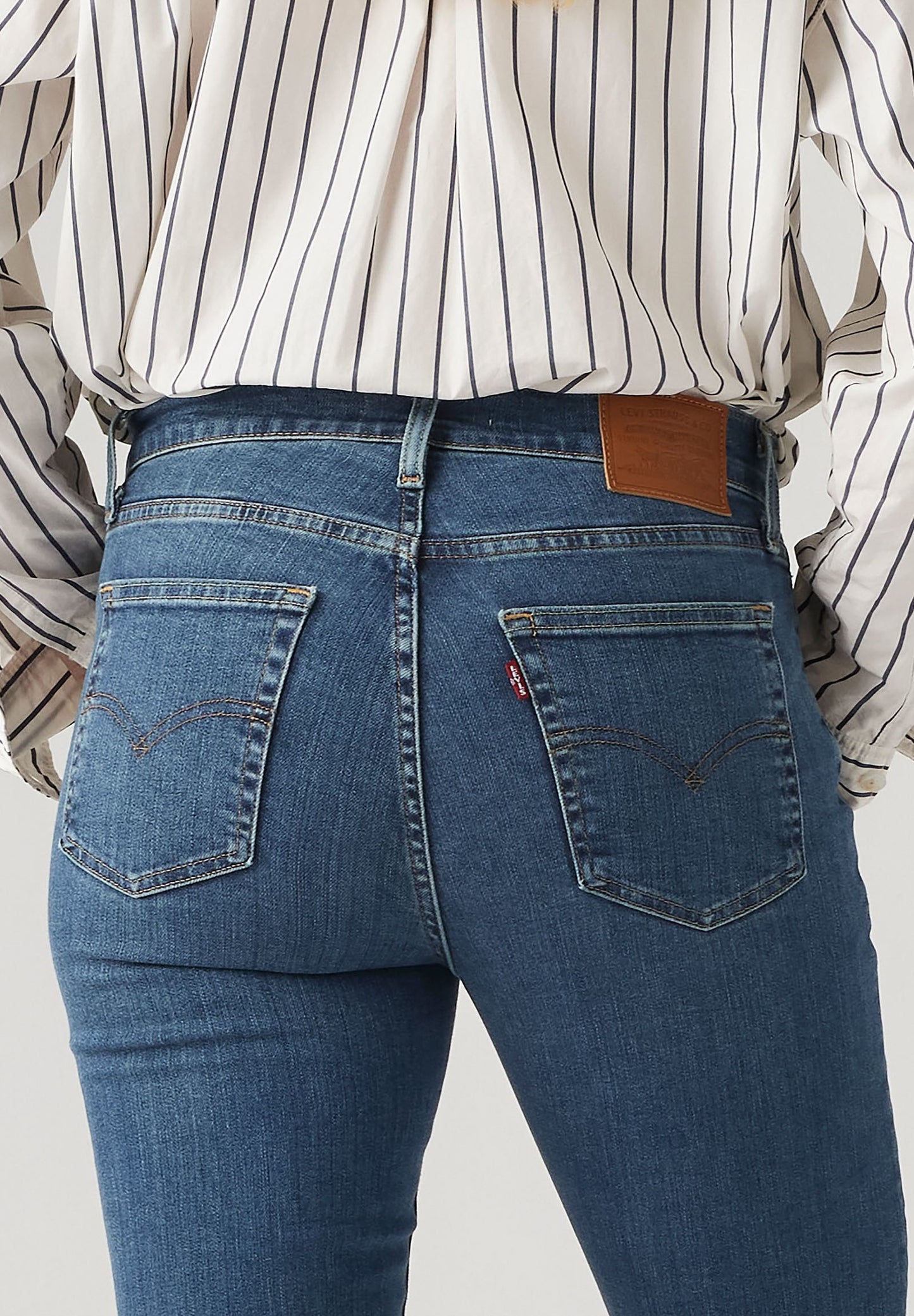 Levi's® 724 HIGH-RISE SLIM STRAIGHT - Blue Wave Dark
