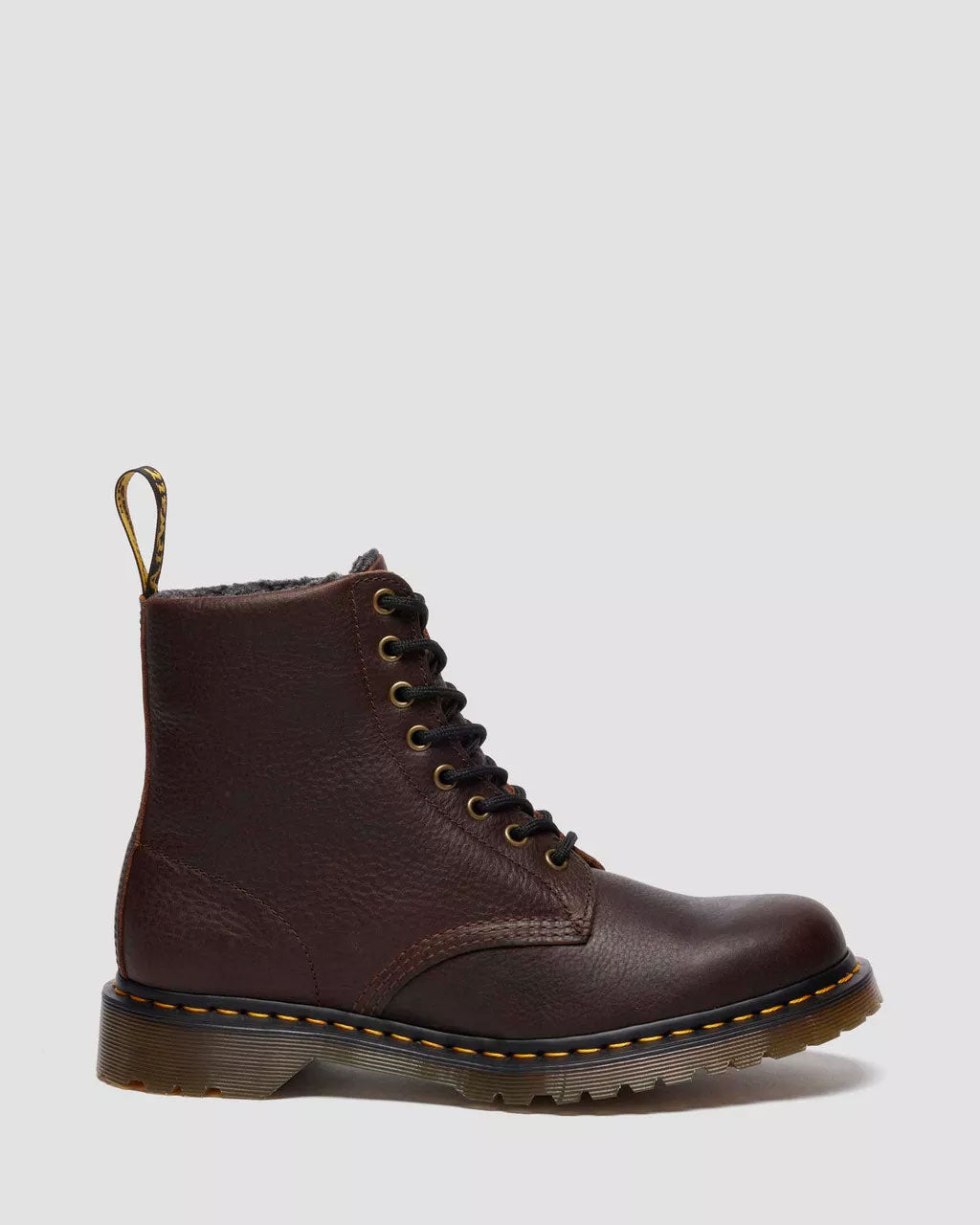 Dr Martens - 1460 PASCAL WL - Dark Brown/Grizzly Leder