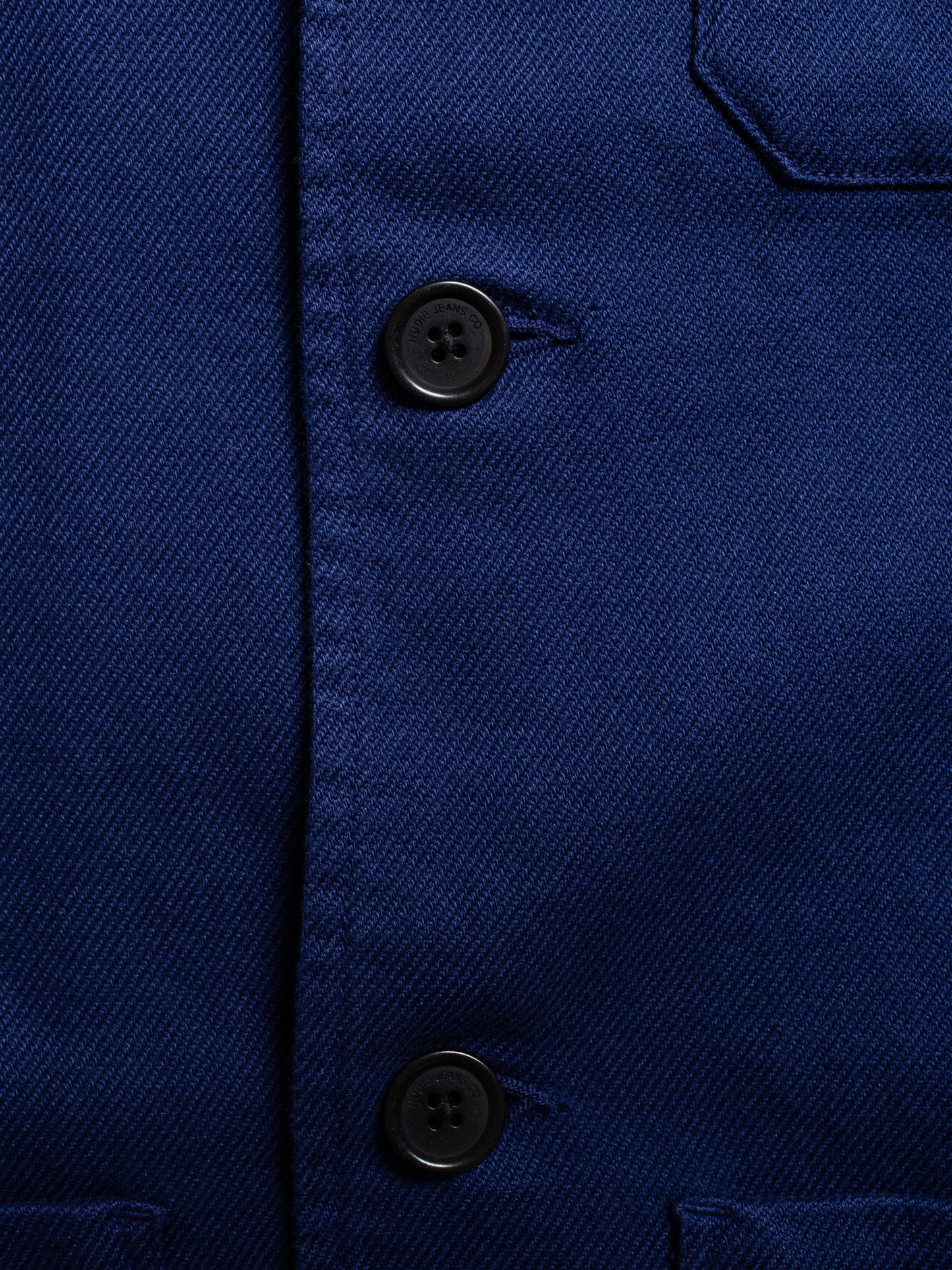 Barney Worker Jacket Mid Blue 160676B83-06