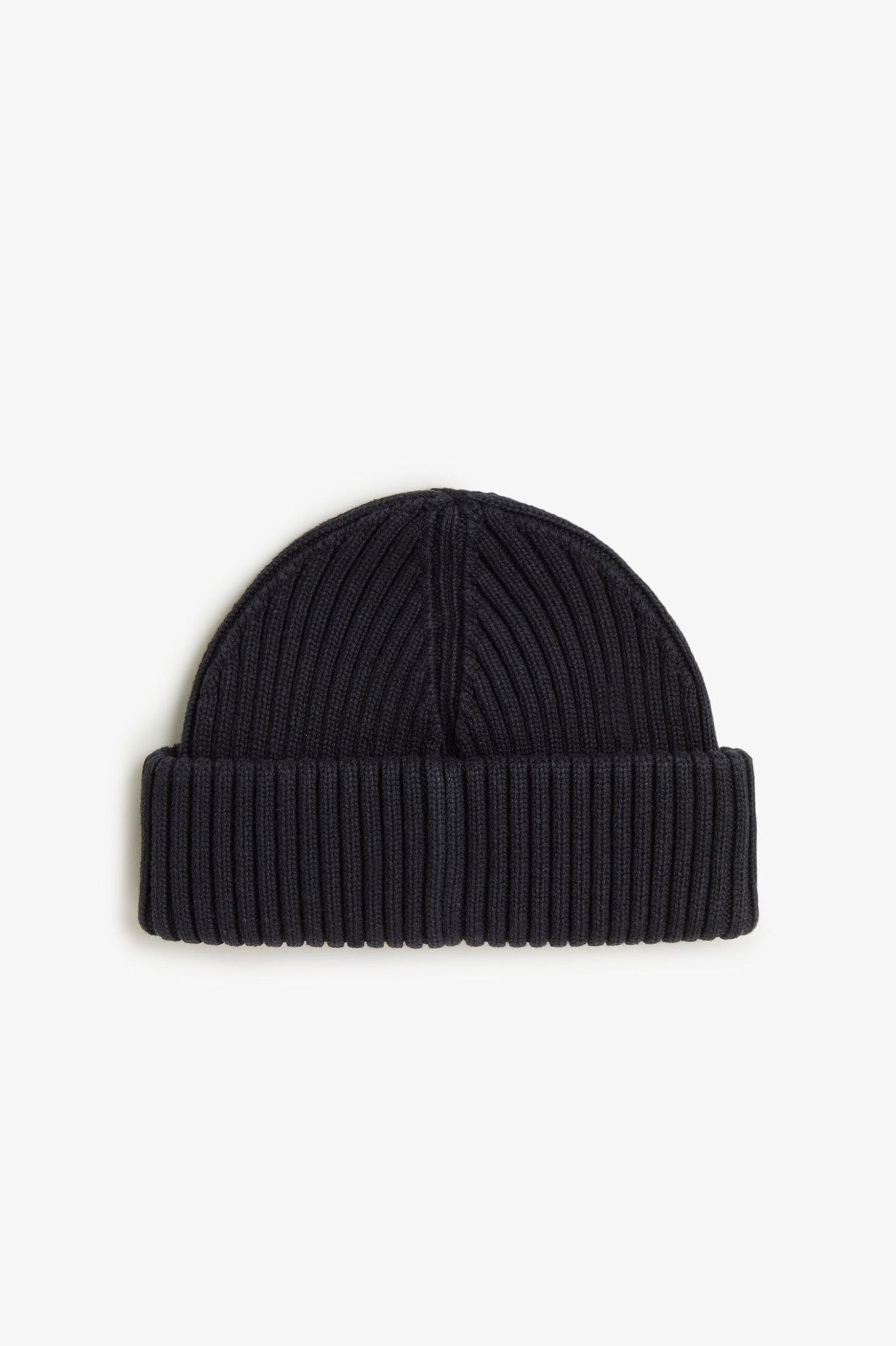 Fred Perry - COTTON RIBBED BEANIE - Black