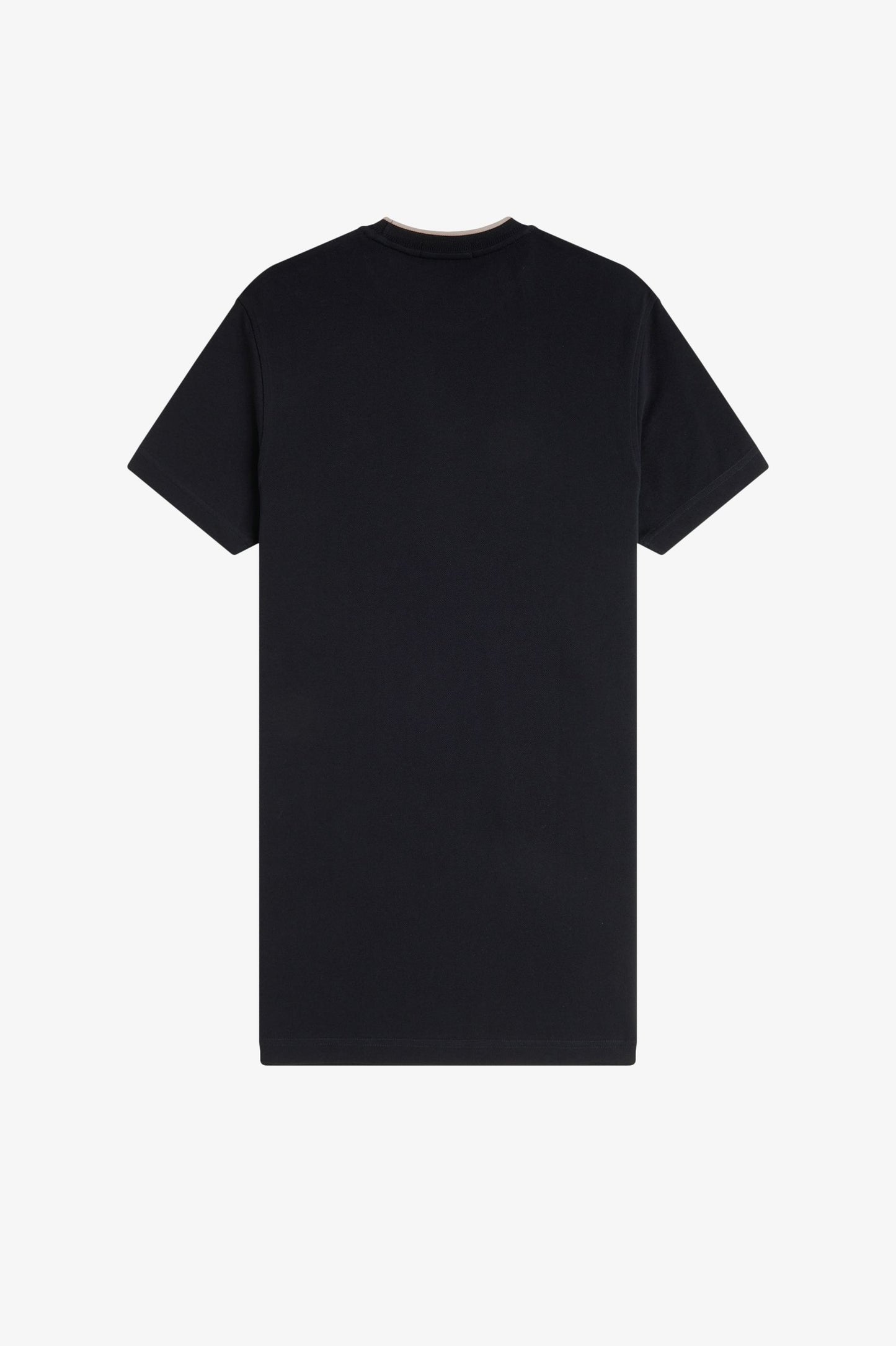 Fred Perry - TIPPED PIQUE T-SHIRT DRESS - Black