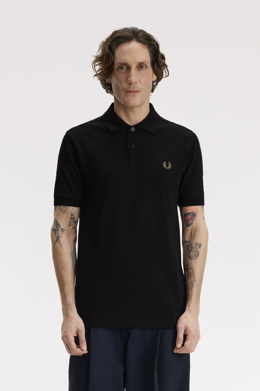 Fred_Perry_THE_FRED_PERRY_SHIRT_Black/Bronze_M6000_63D