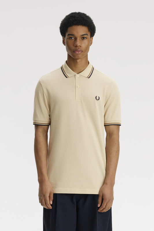 Fred_Perry_TWIN_TIPPED_FRED_PERRY_SHIRT_Oatmeal/Bronze/Navy_M3600_43D