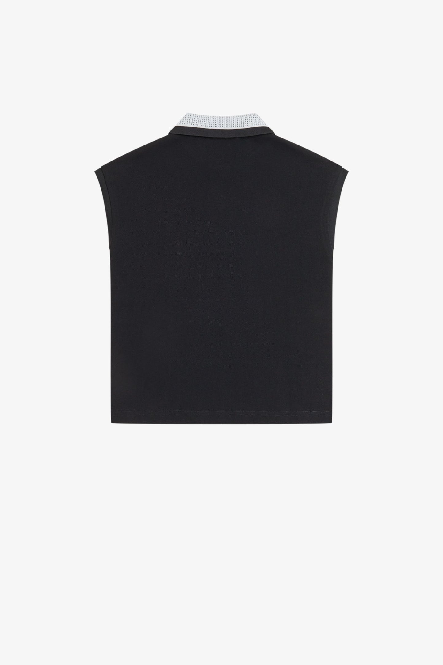 Fred Perry - MESH COLLAR POLO SHIRT - Black