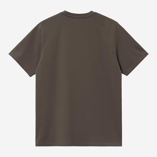 Carhartt WIP - CHASE T-SHIRT - Shungite/Gold
