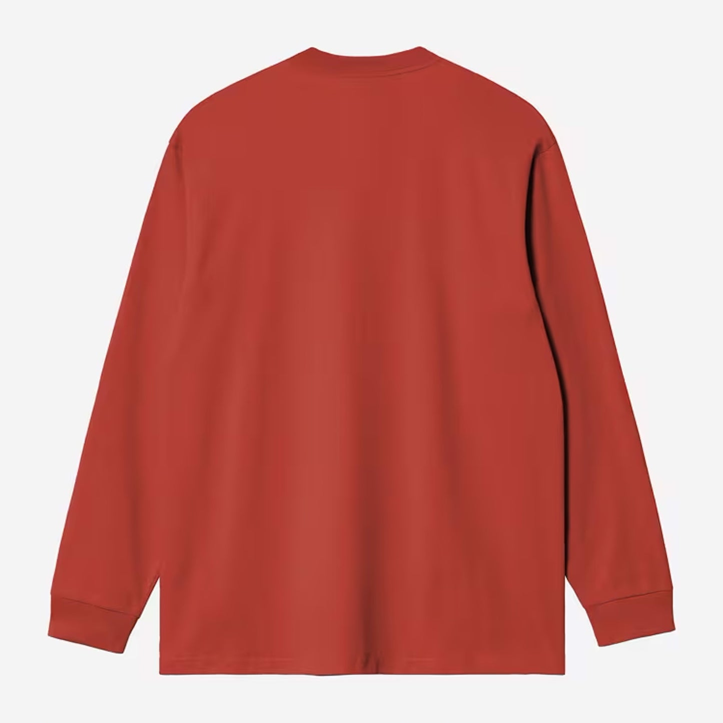 Carhartt WIP - L/S AMERICAN SCRIPT - Oxide Red