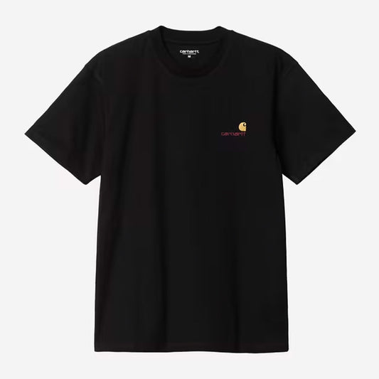 Carhartt WIP - S/S AMERICAN SCRIPT T-SHIRT - Black