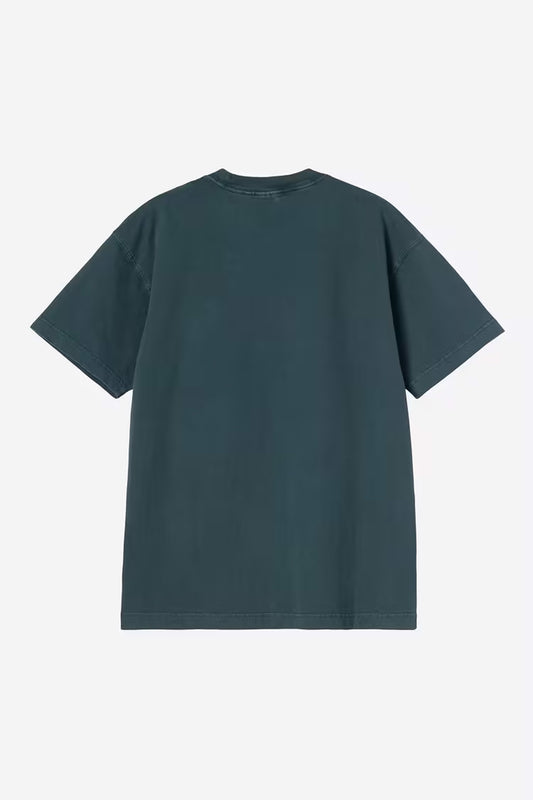 Carhartt WIP - S/S VISTA T-SHIRT - Deep Lagoon (garment dyed)