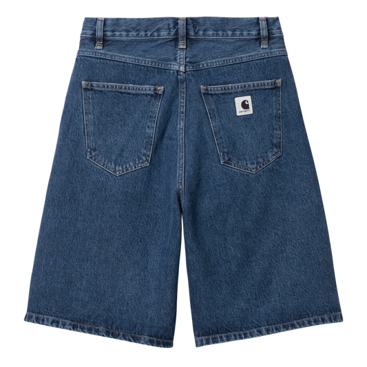 Carhartt WIP - W' BRANDON SHORT - Blue (stone washed)