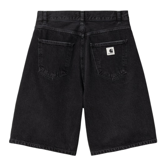 Carhartt WIP - W' BRANDON SHORT - Black (stone washed)