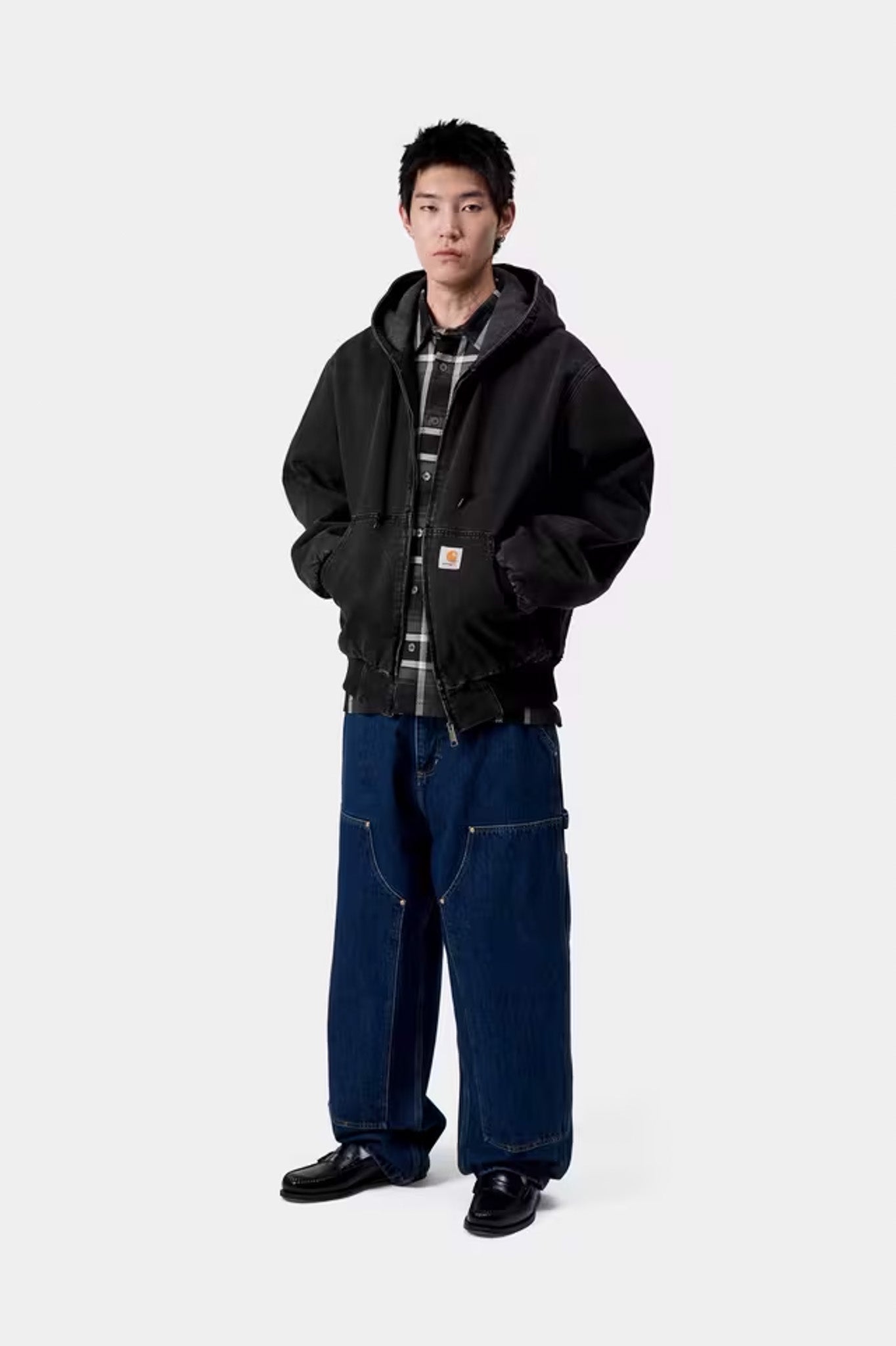 Carhartt WIP - OG ACTIVE JACKET - Black (stone washed)