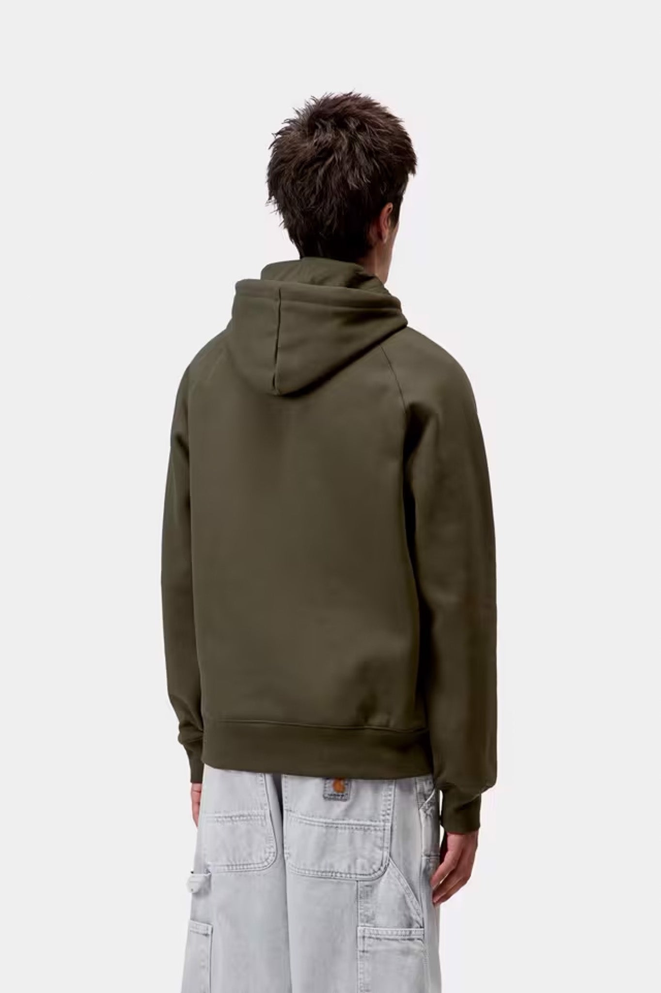 Carhartt WIP - HOODED CHASE SWEAT - Olive/Gold
