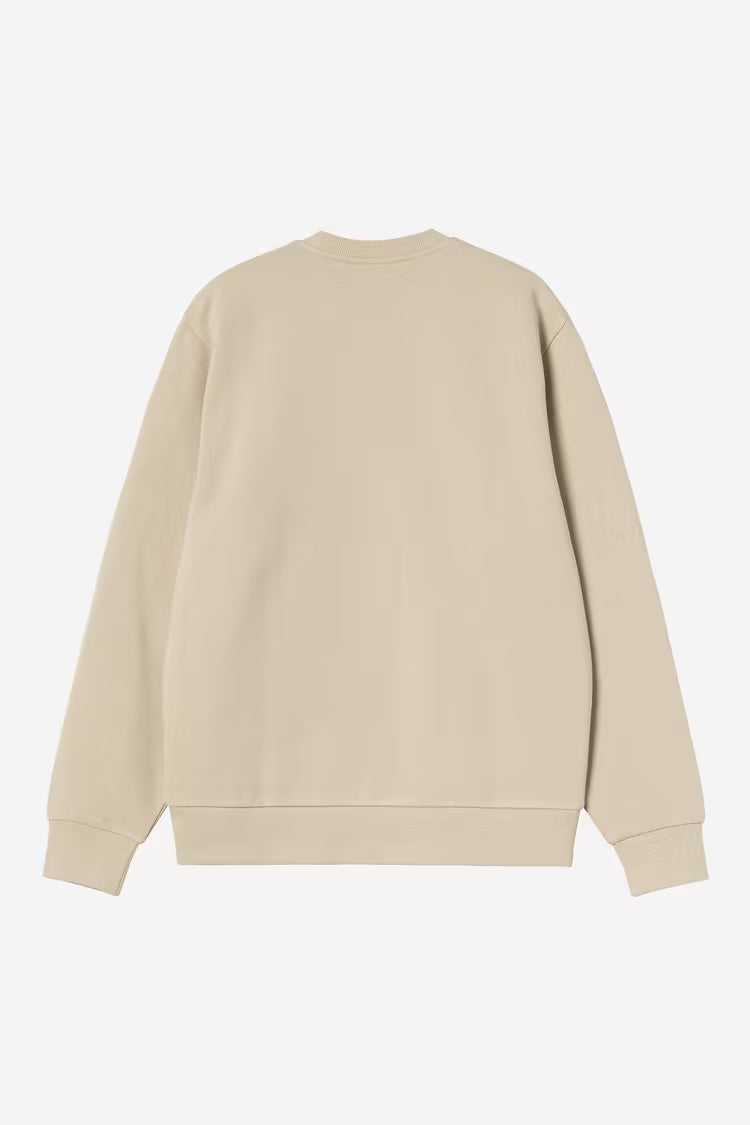 Carhartt WIP - SCRIPT EMBROIDERY SWEATSHIRT - Barchan/White