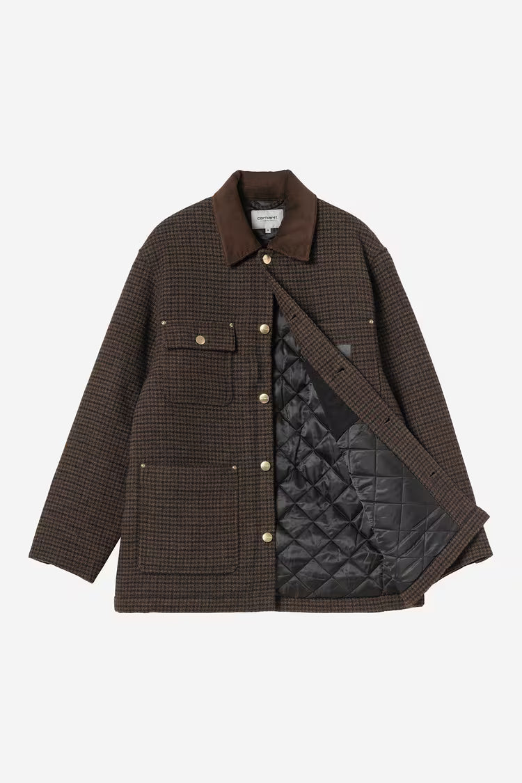 Carhartt WIP - LOWIS CHORE COAT - Lowis Houndstooth / Vitola Heather