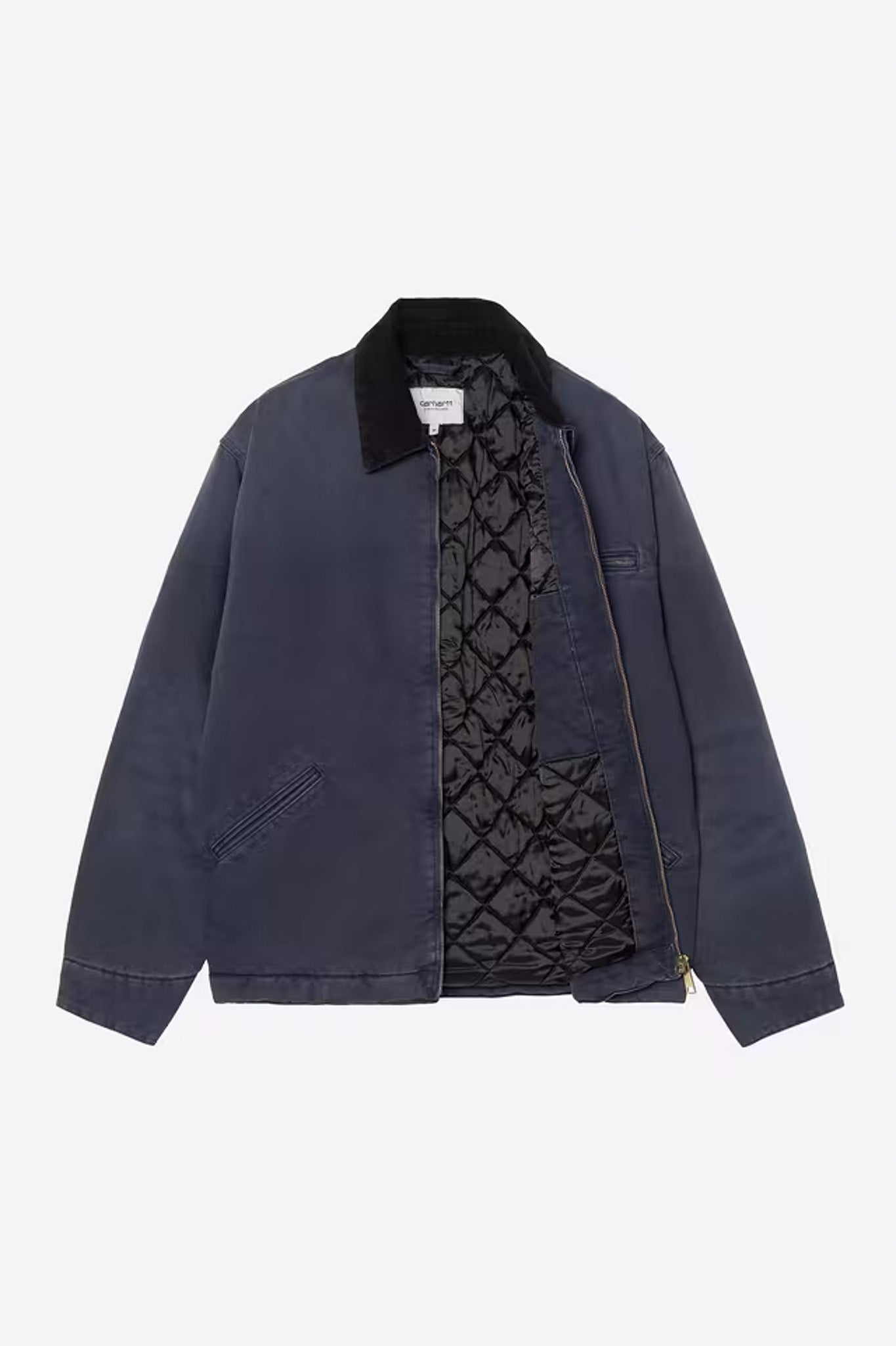 Carhartt WIP - OG DETROIT JACKET - Dark Navy/Black (Stone Canvas)