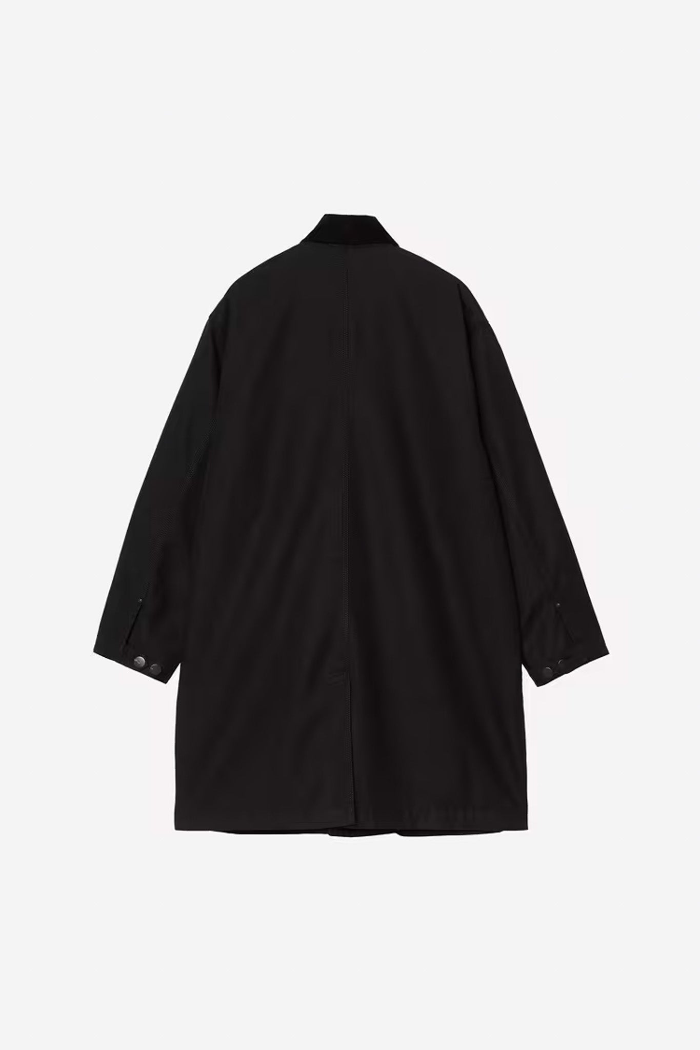 Carhartt WIP - WEBSTER COAT - Black / Black Rinsed