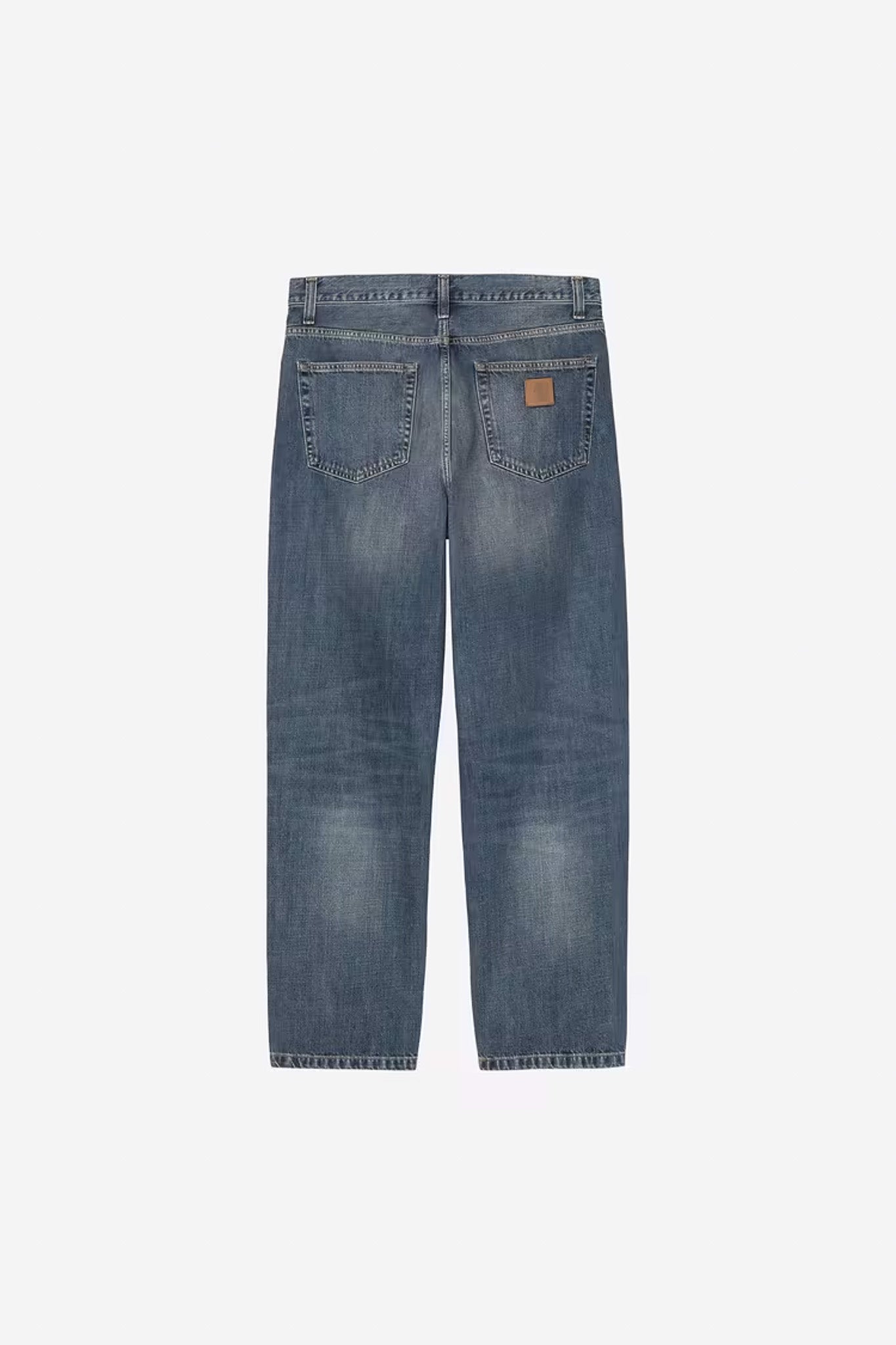 Carhartt WIP - AARON PANT - Blue (dark used wash)