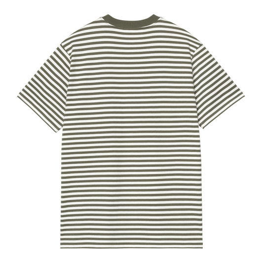 Carhartt WIP - S/S EZRA POCKET T-SHIRT - Leaf/Wax