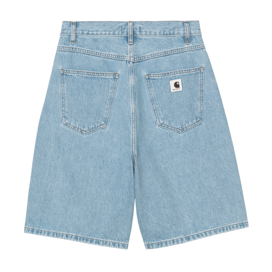 Carhartt WIP - W' BRANDON SHORT - Blue (stone bleached)