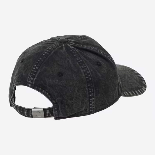 Carhartt WIP - LAMBERT CAP - Black (moon wash)