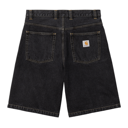 Carhartt WIP - BRANDON SHORT - Black (stone washed)