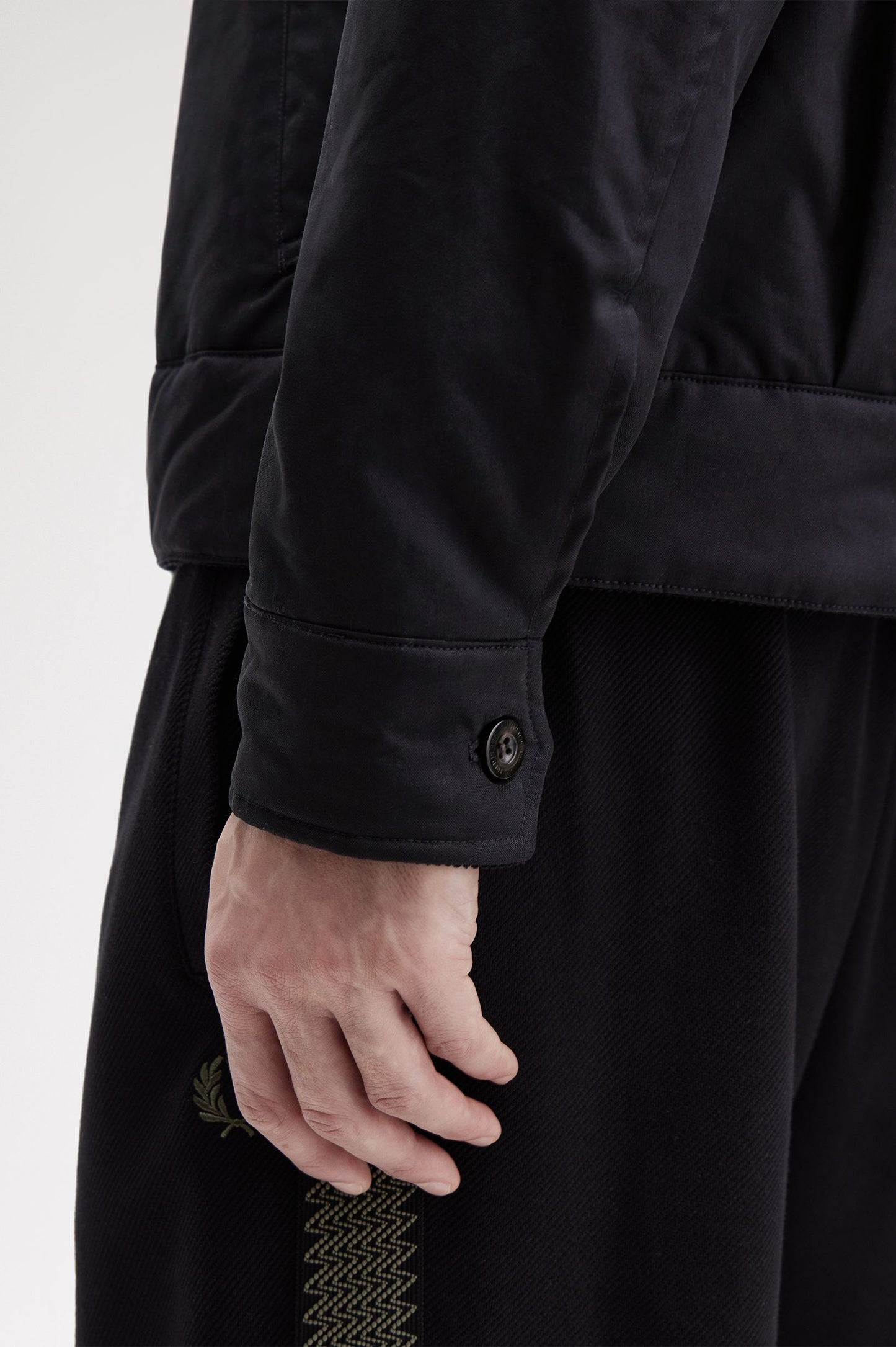Fred Perry - COTTON CABAN JACKET - Black