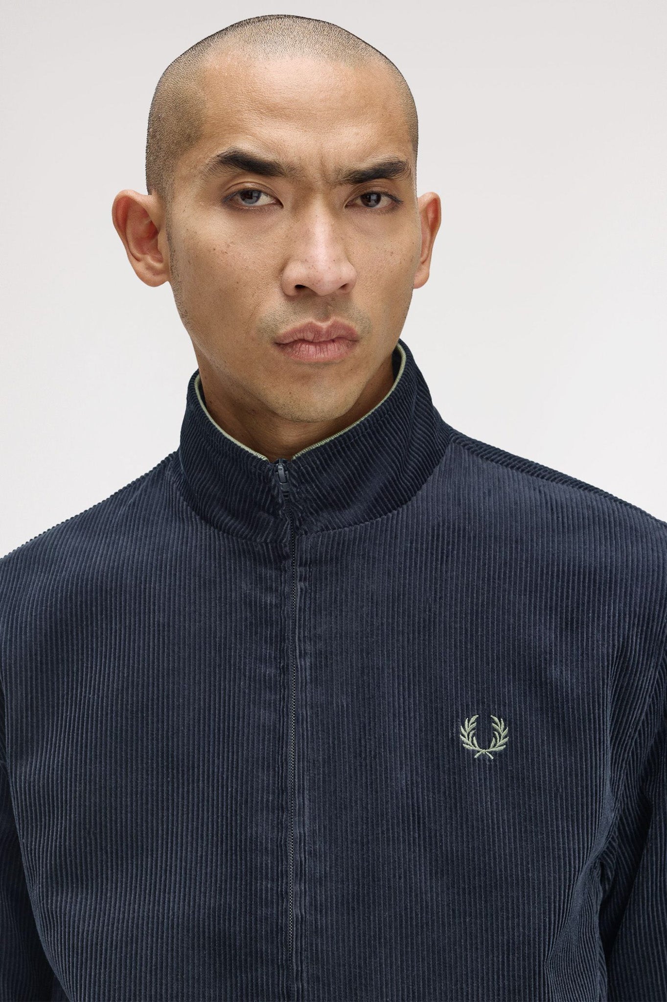 Fred Perry - CORD BRENTHAM JACKET - Navy