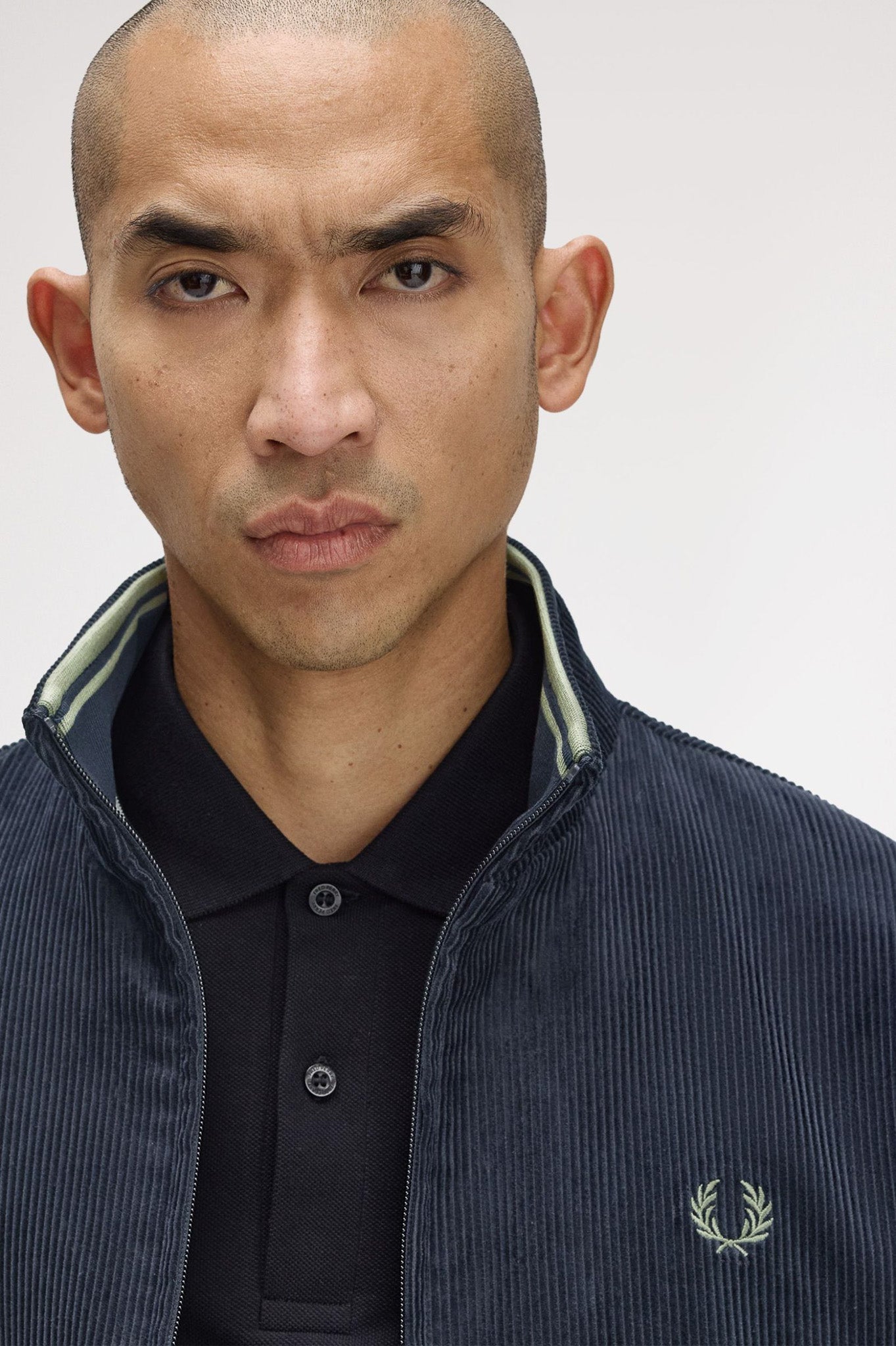 Fred Perry - CORD BRENTHAM JACKET - Navy