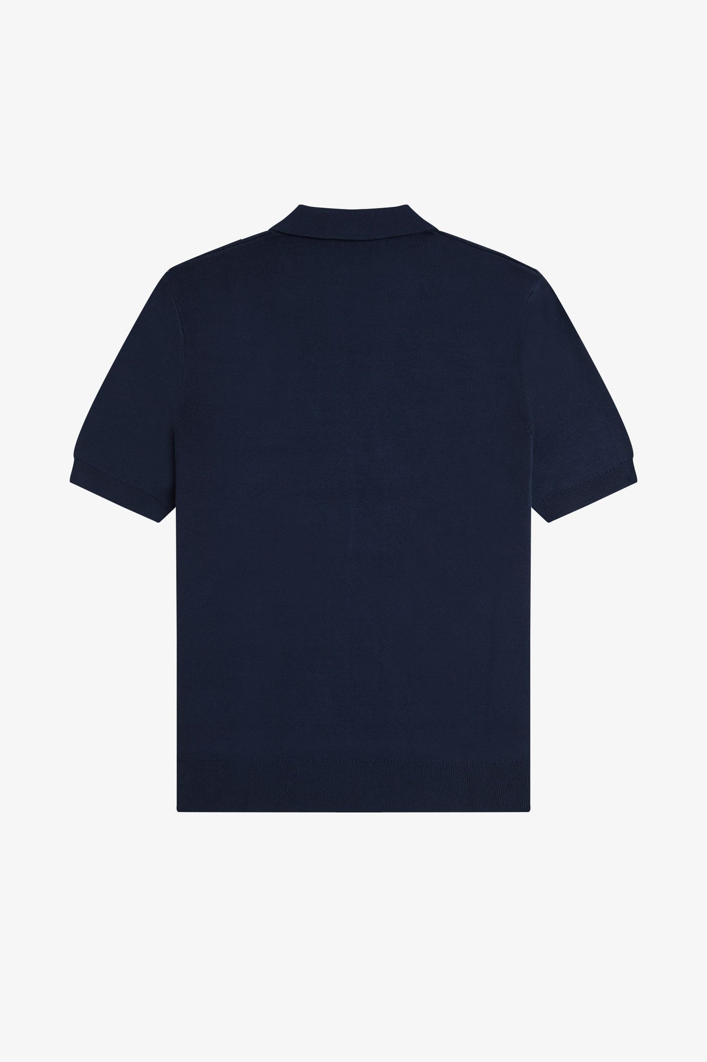 Fred Perry - TEXTURED STRIPE KNITTED SHIRT - Dark Airforce