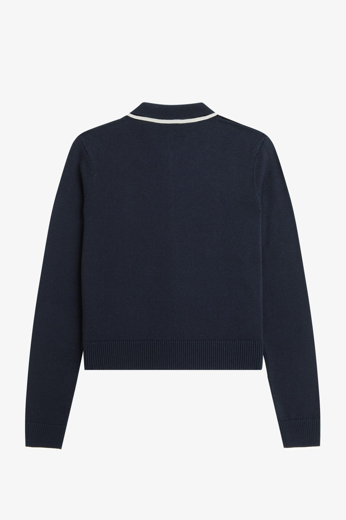 Fred Perry - ZIP-THROUGH KNITTED SHIRT - Navy