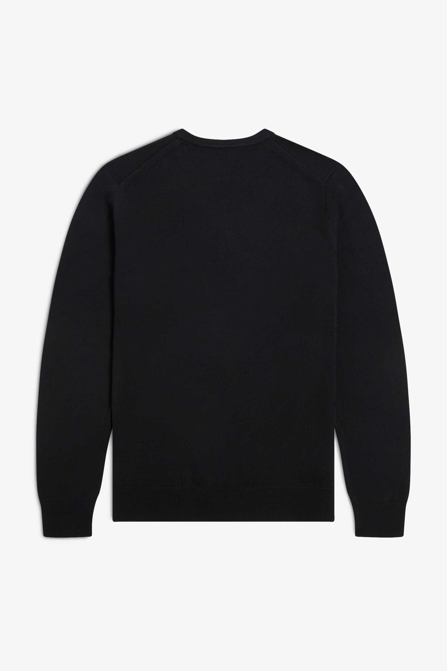 Fred Perry - CLASSIC CREW NECK JUMPER - Black
