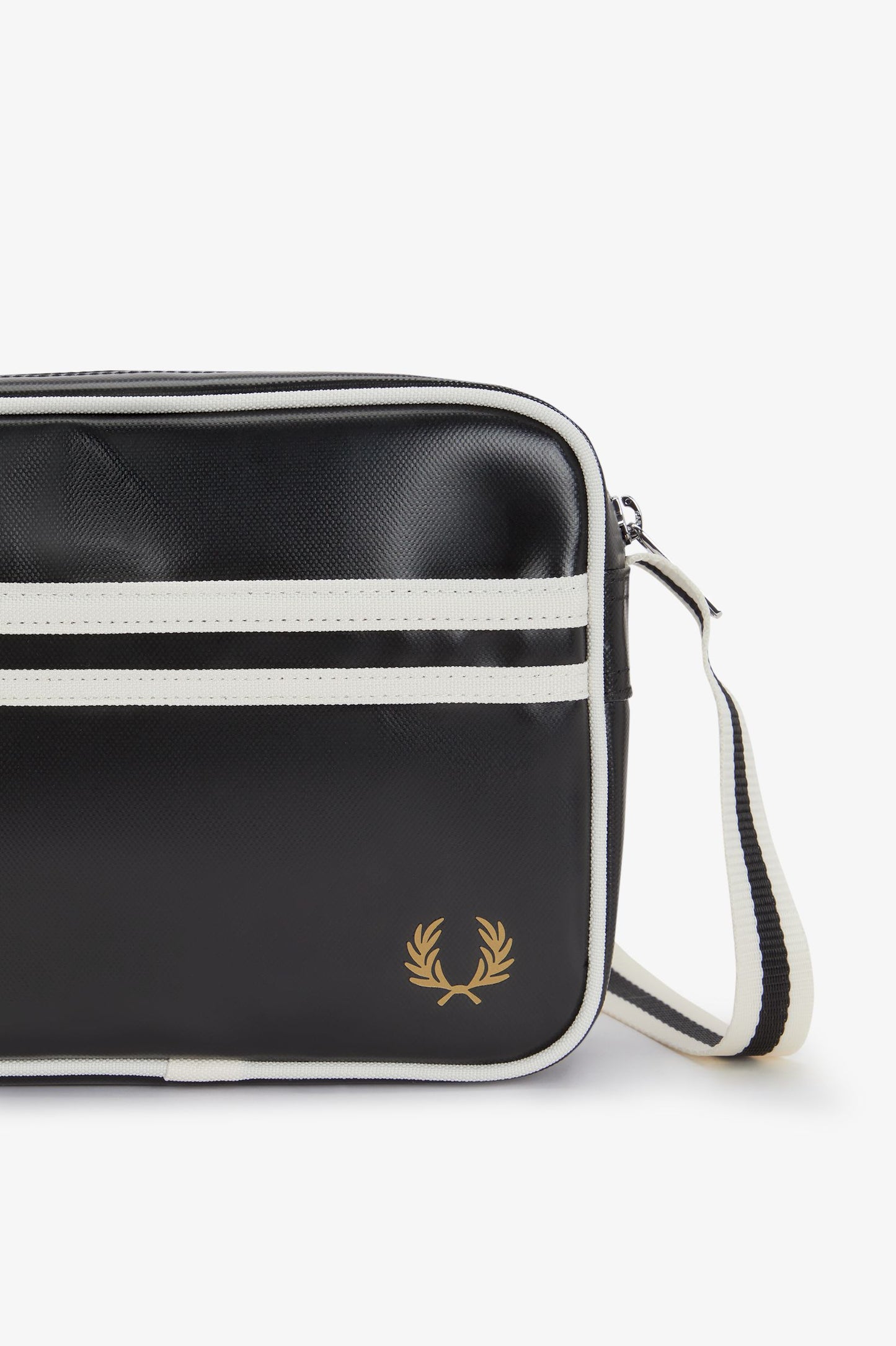 Fred Perry - CLASSIC MINI SHOULDER BAG - Black/Ecru