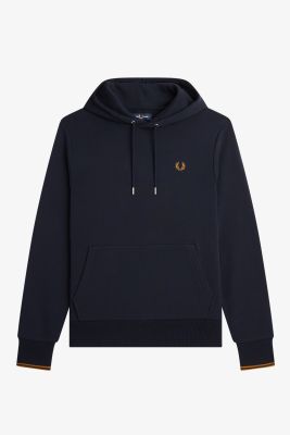Fred Perry - TIPPED HOODED SWEATSHIRT -