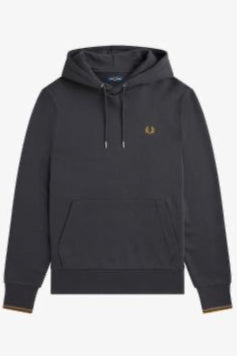 Fred Perry - TIPPED HOODED SWEATSHIRT -