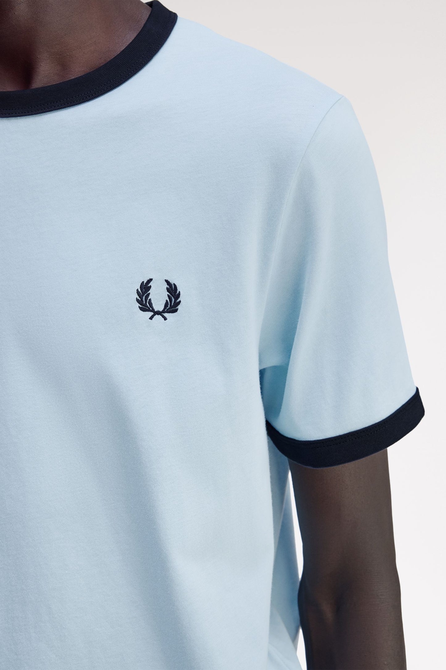 Fred Perry - RINGER T-SHIRT - Blue/Navy
