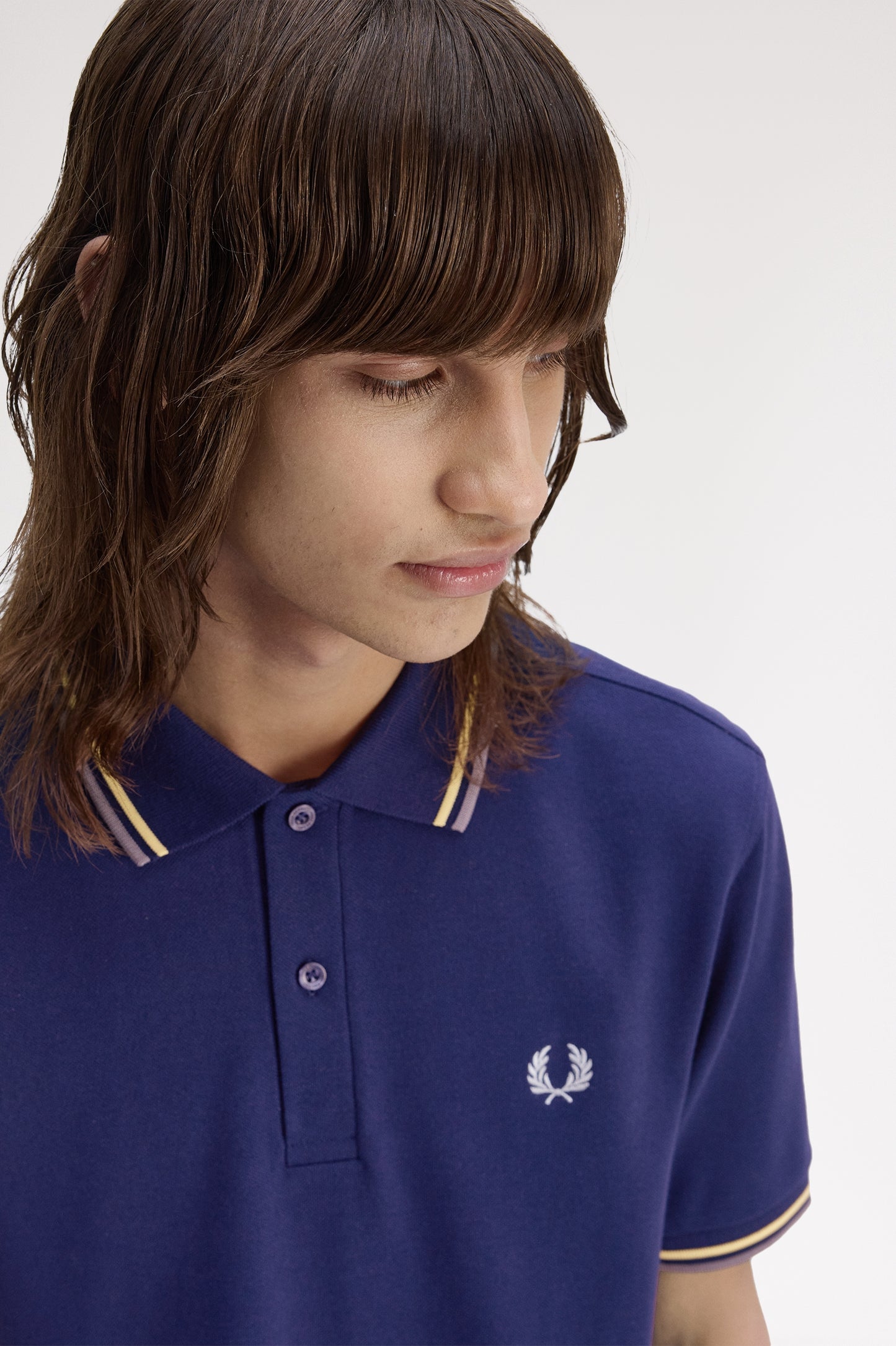 Fred Perry - TWIN TIPPED POLO SHIRT - Frenchnavy/Champions Gold/Stockport Blue