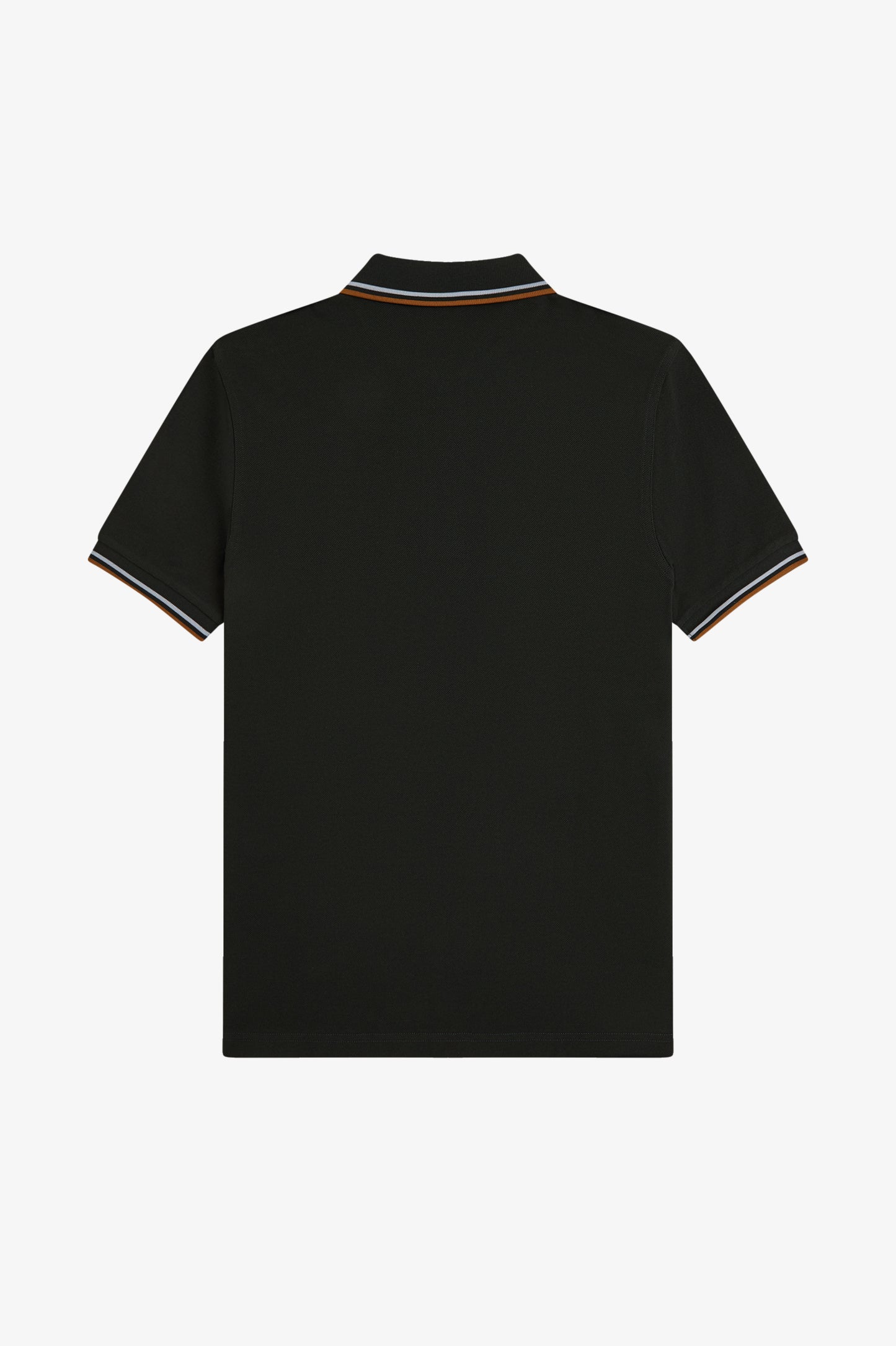 Fred Perry - TWIN TIPPED POLO SHIRT - Night Green/Dusky Blue/Dark Caramel