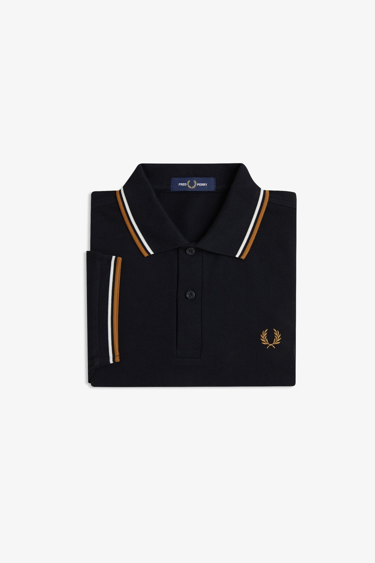Fred Perry - TWIN TIPPED FRED PERRY SHIRT - Black