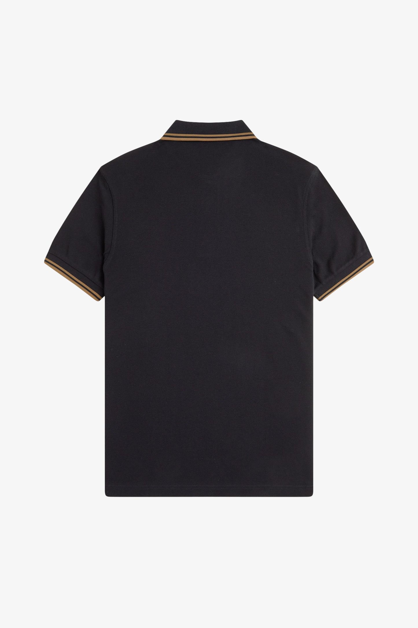 Fred Perry - TWIN TIPPED POLO SHIRT - Black/Shaded stone