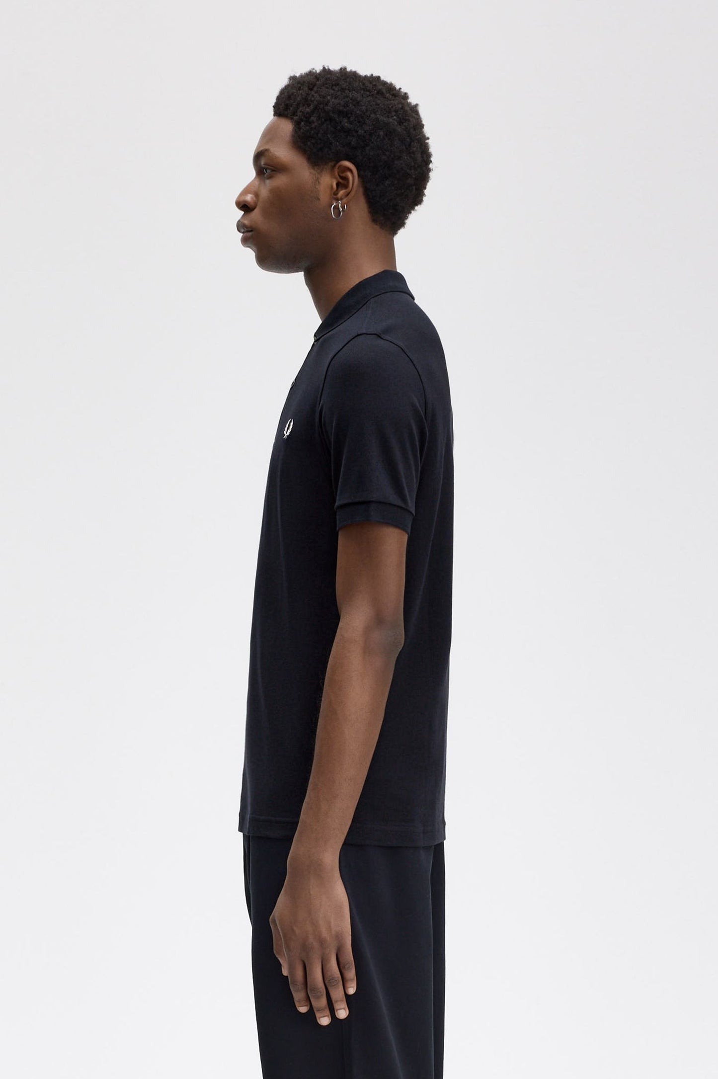 Fred Perry - PLAIN FRED PERRY SHIRT - Black