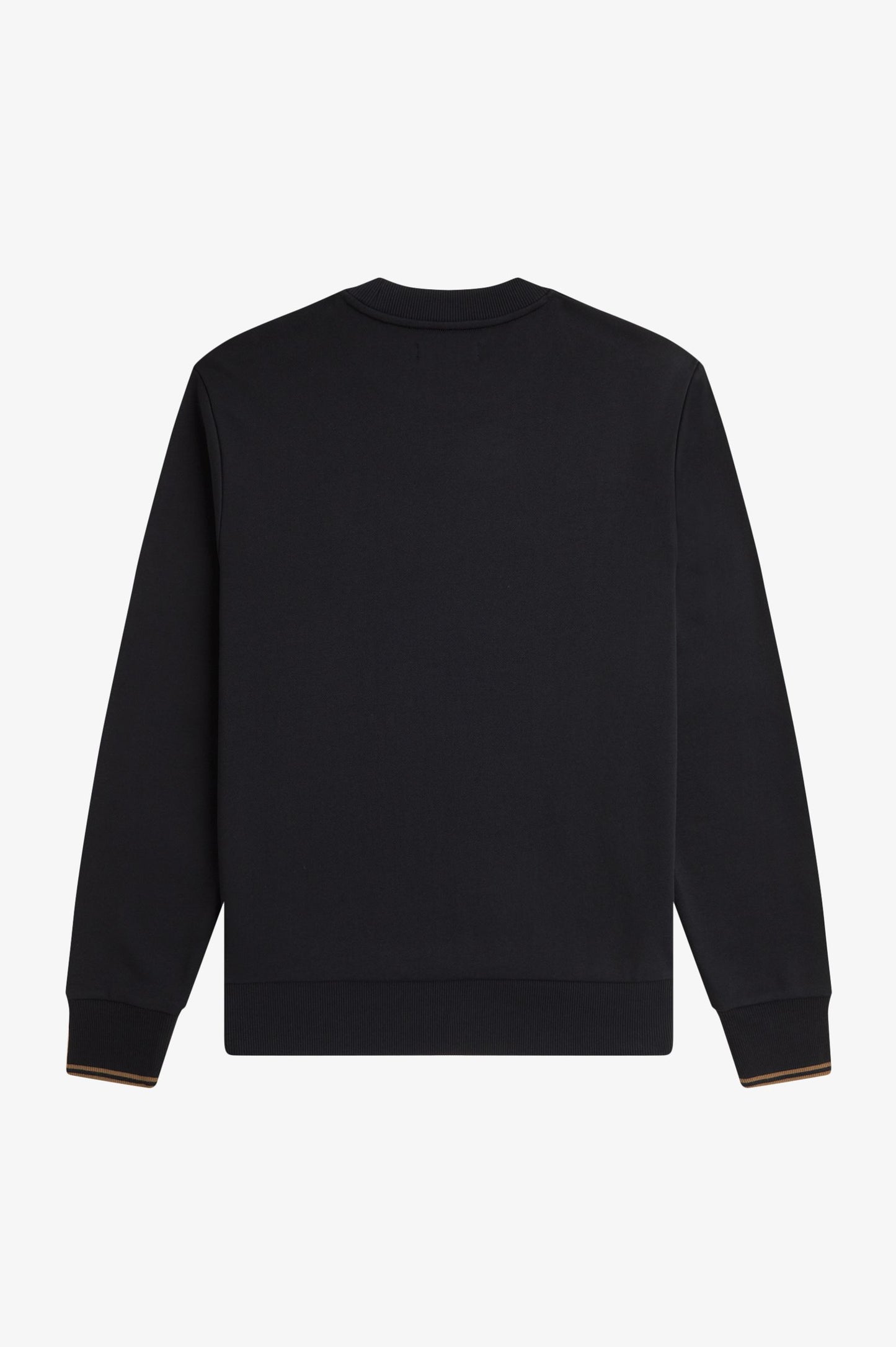 Fred Perry - CREW NECK SWEATSHIRT - Black/Shadedstone
