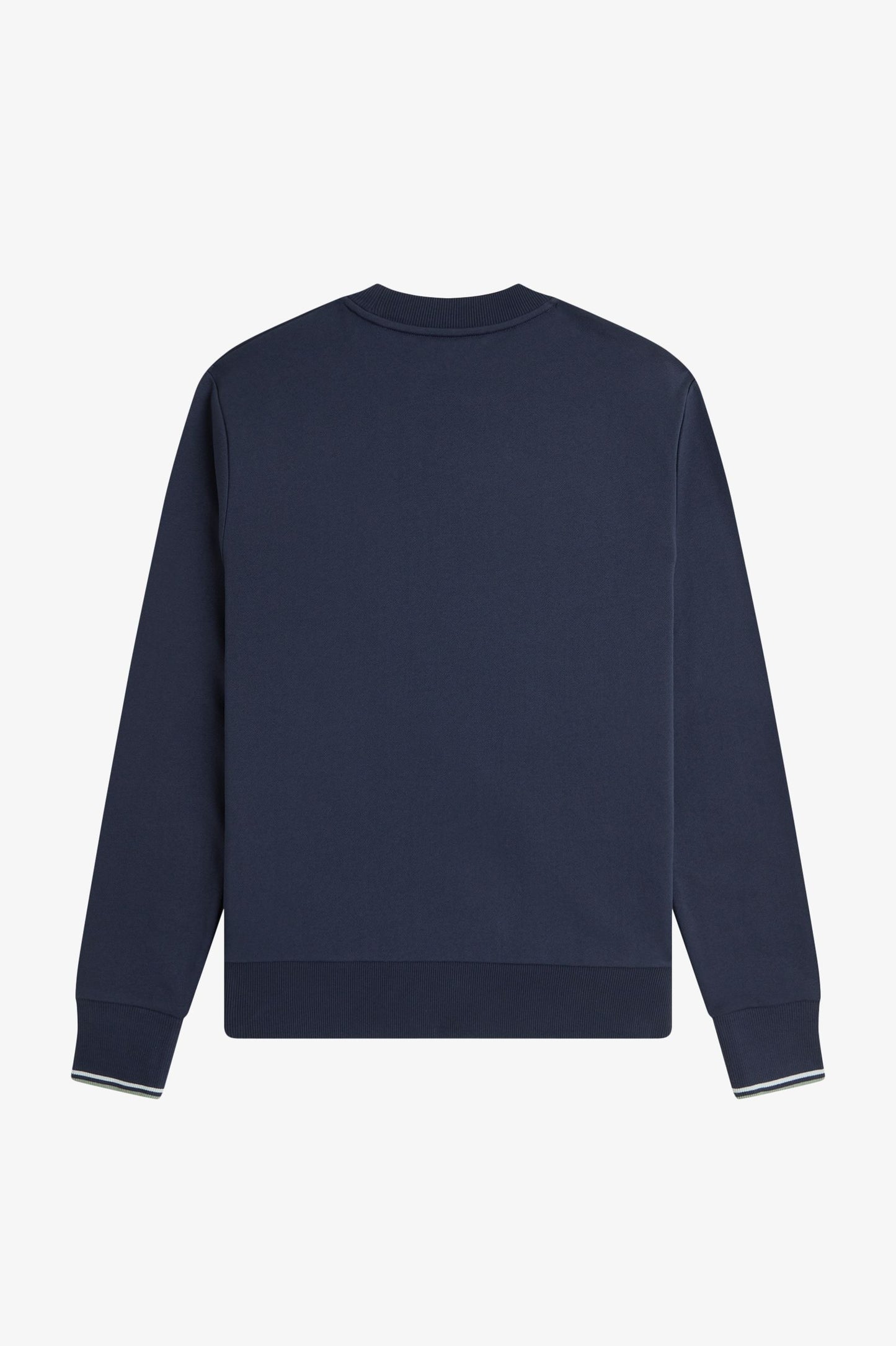 Fred Perry - CREW NECK SWEATSHIRT - Dark Airforce/Lightice/Bayleaf