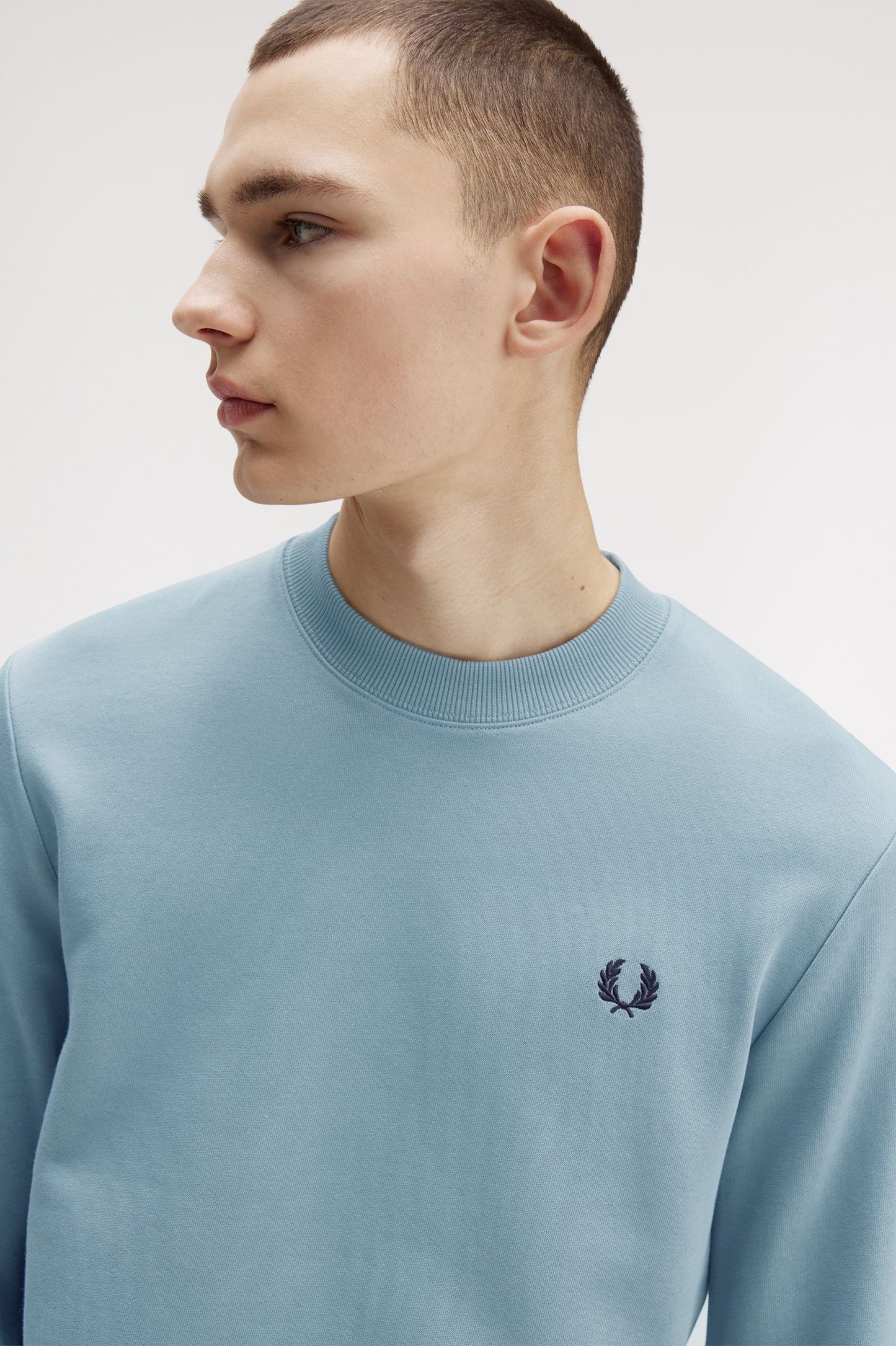 Fred Perry - CREW NECK SWEATSHIRT - Stockportblue/Navy