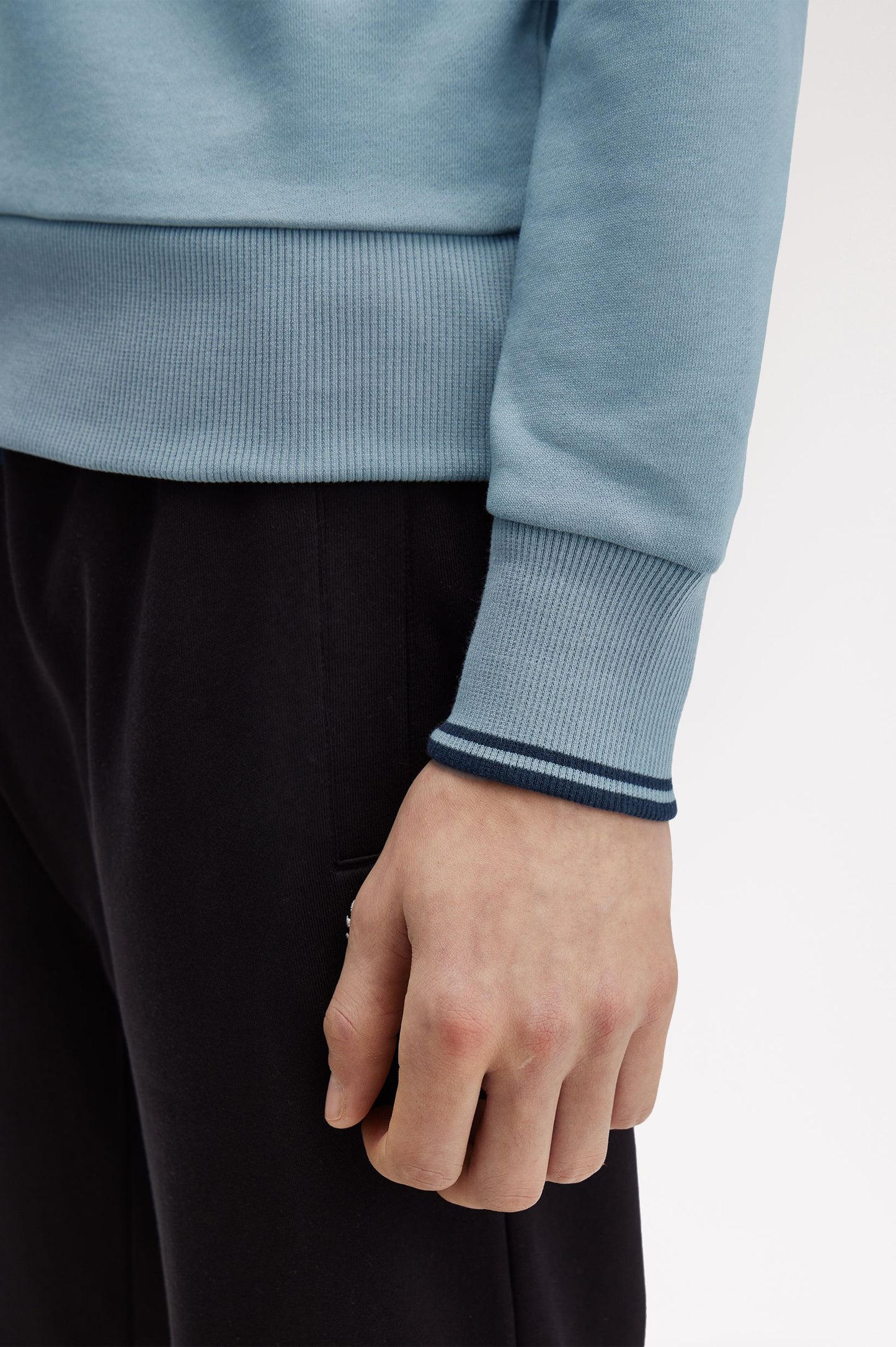 Fred Perry - CREW NECK SWEATSHIRT - Stockportblue/Navy