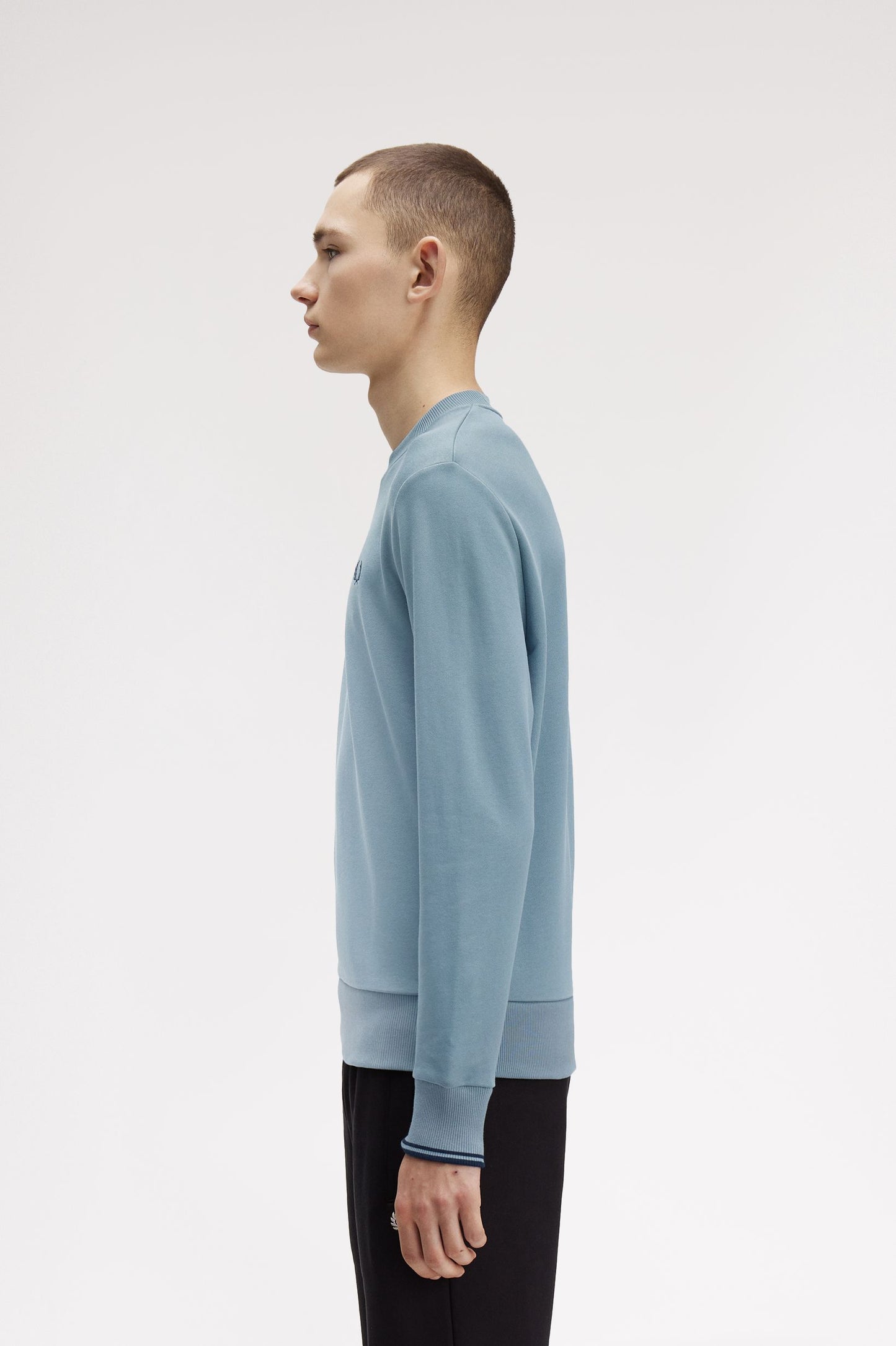 Fred Perry - CREW NECK SWEATSHIRT - Stockportblue/Navy