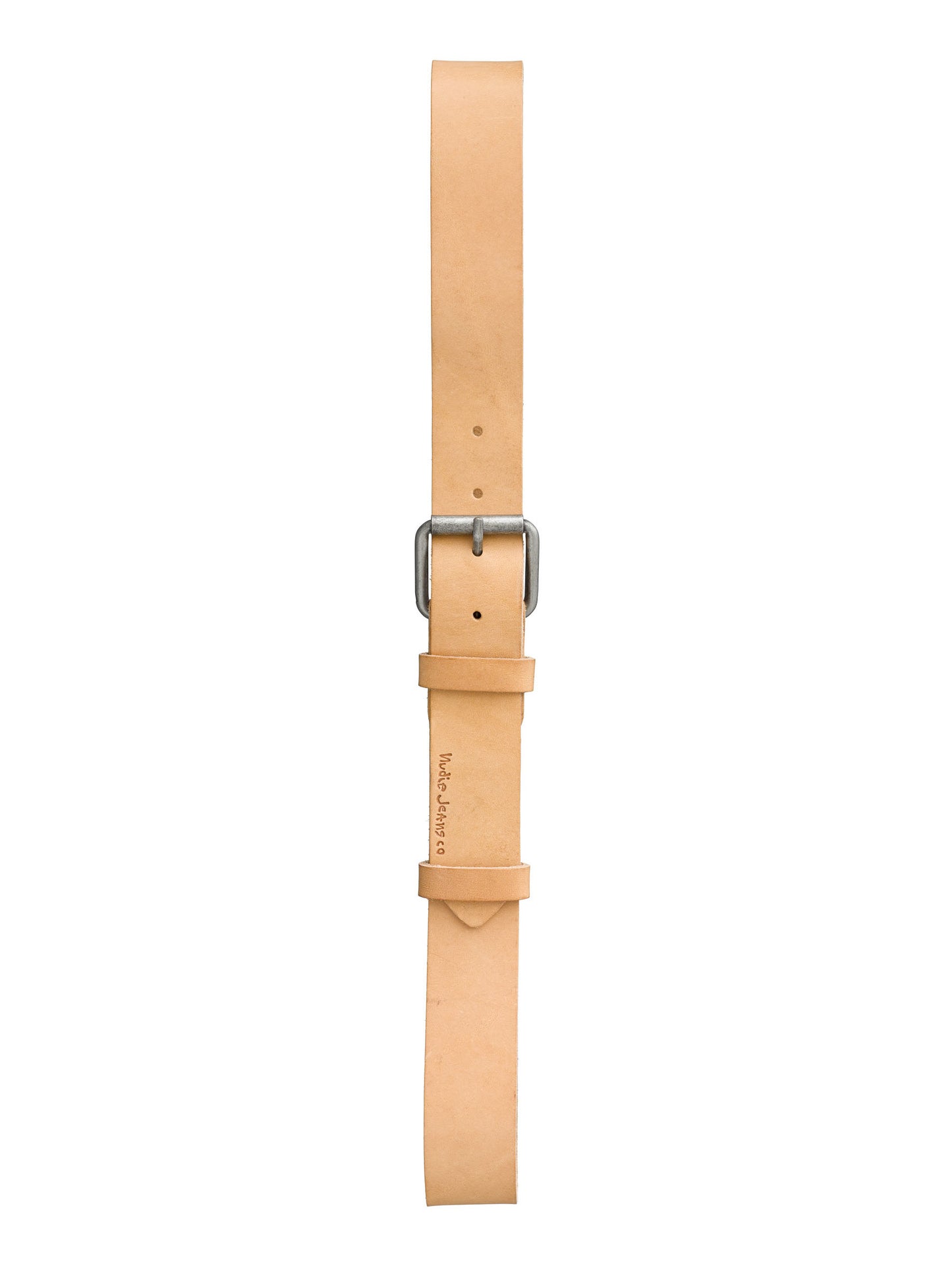 Pedersson Leather Belt Natural 180747B12 01