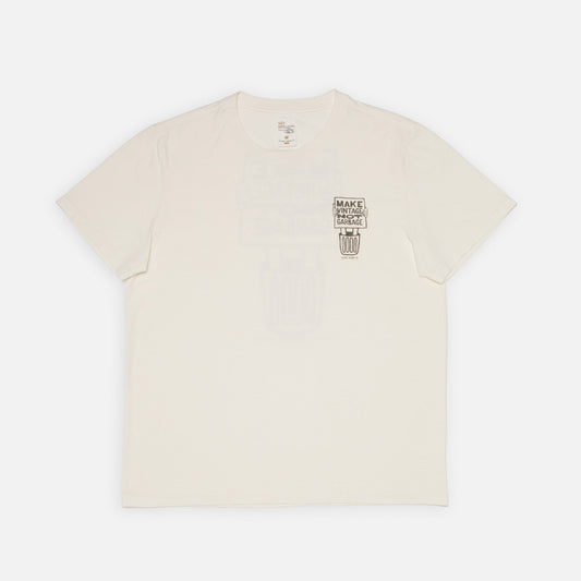 Nudie Jeans - ROY GARBAGE - chalk white