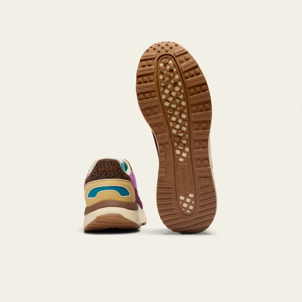 ODAJE - ANAELLE - Violet/Turquoise/Beige